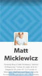 Mobile Screenshot of mattmickiewicz.com